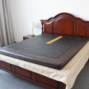 Bon <span class=keywords><strong>prix</strong></span> fonction <span class=keywords><strong>de</strong></span> minuterie intelligente masseur corporel usage domestique tapis <span class=keywords><strong>de</strong></span> massage roulant chauffant en pierre <span class=keywords><strong>de</strong></span> <span class=keywords><strong>jade</strong></span> tapis <span class=keywords><strong>de</strong></span> tourmaline - Product Image 1