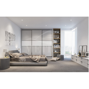 <span class=keywords><strong>Armadio</strong></span> da Camera da Letto con Design Personalizzato 3D, Ultimo Modello con Porte Scorrevoli a Parete - Product Image 6