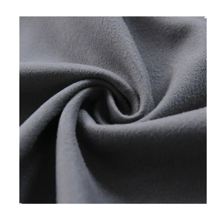 80%Polyester 20%polyamide microfiber suede fabric 28 stocked colors for towels material