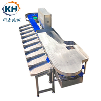 Nieuwe Automatische Vis-, Garnalen-, Trepang-, Kreeft- en Kogelkreeft-Sorteermachine met Oestergewichtsortering, 300KG Capaciteit, 1 Jaar Garantie