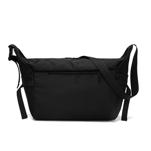 Sac messager élégant pour <span class=keywords><strong>homme</strong></span> en nylon noir <span class=keywords><strong>à</strong></span> bandoulière unique, multi-poches, sac de loisirs <span class=keywords><strong>à</strong></span> bandoulière, sac <span class=keywords><strong>à</strong></span> bandoulière - Product Image 3