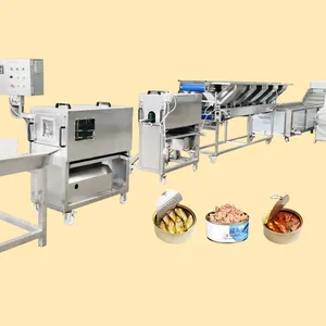 AICN Automatic Canning Trout Fish Processing Line Commercial Fish Canning Making Machine Line