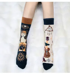 2023 Novas inovações Mismatched Crew Socks meias de luxo das mulheres marcas de moda meias masculinas