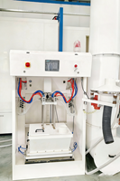 Cabine de peinture électrostatique automatique avec four de séchage, machine de peinture électrostatique