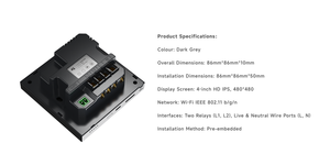 Thông minh Bảng điều khiển cho đa-thiết bị ngay lập tức cross-màn hình Sync rtos Hệ thống tương thích 2-relay giá trị cao Wifi cung cấp Trung Quốc - Product Image 4