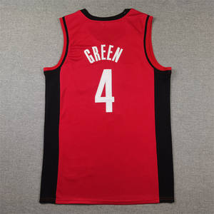 Jersey basket Amerika jahitan kualitas tinggi 2025 seragam basket tim roket Jersey edisi klasik pakaian pria - Product Image 4