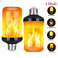 Lampu LED Efek Api 2024 Dekorasi E27 E26 B22, Lampu LED Berkedip Api, Lampu LED Api Berkedip