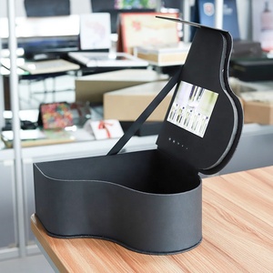 Offre Spéciale papier vidéo lecteur multimédia D'AFFICHAGE à cristaux liquides DE 7 pouces de contrôle de la lumière boîte d'emballage de forme de piano vidéo cadeau boîte à fleurs - Product Image 4