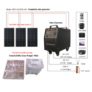 Générateur d'énergie <span class=keywords><strong>solaire</strong></span> portable 220V 1000W pour toute la <span class=keywords><strong>maison</strong></span>, système d'énergie <span class=keywords><strong>solaire</strong></span> pour la <span class=keywords><strong>maison</strong></span>, systèmes solaires - Product Image 6