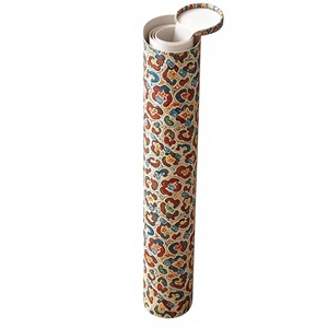 Tubo de Cartón Impreso Personalizado, Tubo de Papel Resistente para Pósteres, Pergaminos, Arte, Almacenamiento de Papelería - Product Image 4