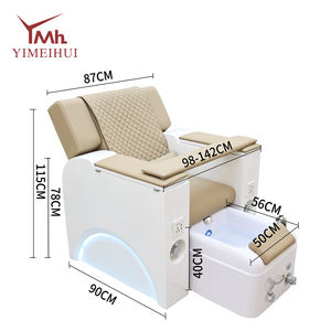 Sillón de Pedicura y Manicura de Primera Calidad para Exportación, Diseño Eléctrico con Masaje, con USB y Luces de Colores - Product Image 6