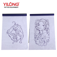 Papier de transfert professionnel Yilong pour tatouage, 15 feuilles, triple couche, accessoires de tatouage, papier pochoir pour tatouage, emballé en boîte, personnalisé