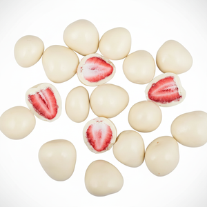Dragé de Chocolate Blanco con Fresa de Primera Calidad – Liofilizado, Recubierto Premium, Delicias Gourmet, Empaque a Granel - Product Image 2