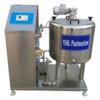 Mini machine de pasteurisation de 500/200 litres pour oeuf liquide Flash jus de pomme crème glacée-pasteurisateur froid