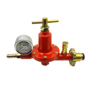 Yüksek basınç göstergesi lpg gaz regülatörü yakıt basınç regülatörü propan bütan gaz silindiri regülatörü HM701L-B - Product Image 1
