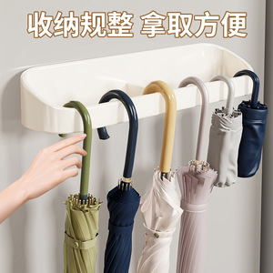 Modern Office Ground Mount Plastic <b>Umbrella</b> Storage Rack for Organizing and Hanging <b>Umbrellas</b> GQK GW258810 4-Capacity - Product Image 6