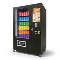 Kiosco de Venta Comercial con Luces LED Activadas por Proximidad, Modo de Atenuación e Iluminación Inteligente para Eficiencia Energética