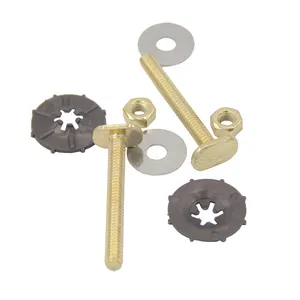 Manufacture Type Block Toilet Seat Standard Size Stainless Steel Toilet Anchor Installation Screw Bolt