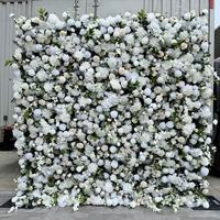 Mur végétal artificiel décoratif pour fond de scène, enseigne de magasin, mur de fleurs vert en plastique, mur végétal artificiel d'eucalyptus