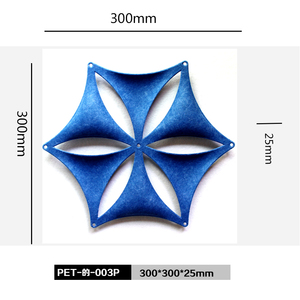 Cloison intérieure suspendue en fibre de polyester imperméable, ignifuge, insonorisante, motif flocon de neige, <span class=keywords><strong>d</strong></span>écoupe laser, anniversaire - Product Image 4