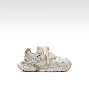 נעלי סניקרס רטרו עם שרוכים עבים לבנות, מגפיים מרופדות בפליז חם לחורף ואביב עם תמיכה בקשת, נעליים קז'ואל נגד החלקה - Product Image 6