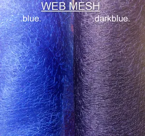 100% 폴리 에스테르 웹 메쉬 얇은 명주 그물 패브릭 리본 고품질 거미 웹 그물 레이스 웨딩 파티 장식