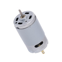 Moteur DC brossé 395 27mm 12V 24V Micro-moteur pour ventilateur de bateau, aspirateur, pompe à air pour pneus, Gel Blaster