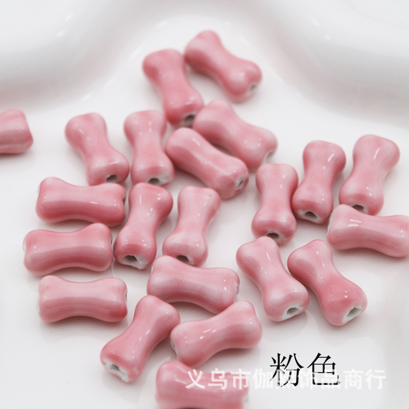 Hueso de perro rosa (1 pieza)