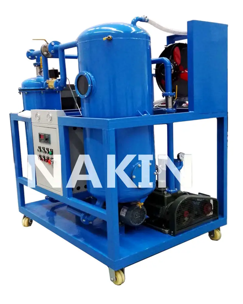 Vacuum Dehydration Oil Purifier Lubricating Oil Recycling Machine