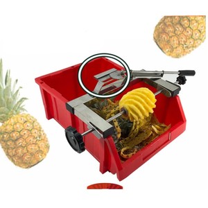 Ustensiles de cuisine en acier inoxydable : Éplucheur d'ananas, outil à fruits, dénoyauteur d'ananas - Product Image 5