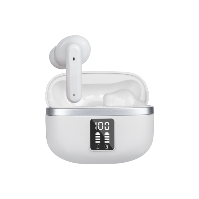 Long Lasting Battery Earbuds Wireless Noise Reduction Earbud Tws Earbuds with Led Display