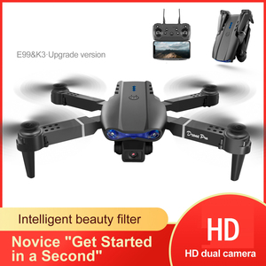 E99 giá rẻ DRONE 4k Vali quadrocopter FPV Mini Drone với máy ảnh kép có thể gập lại RC dron thông minh theo tôi góc rộng - Product Image 3