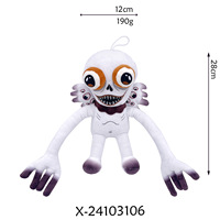 Vente en gros de nouveaux jouets en peluche de clown de cirque numérique magiques, poupées abstraites de dessins animés, décorations pour la maison, jouets pour enfants disponibles en stock