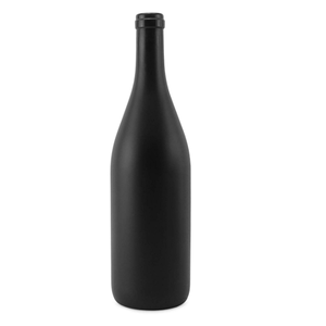 Bouteilles de vin en verre revêtu noir mat, 750ml, 12 pièces, différentes tailles, pour vin fait <span class=keywords><strong>maison</strong></span> - Product Image 2