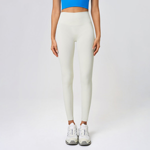 Pantalones de Yoga de Cintura Alta para Mujer, Efecto Levanta Glúteos, Leggings Elásticos de 7/8 de Longitud con Sensación de Segunda Piel para Fitness y Yoga - Product Image 5