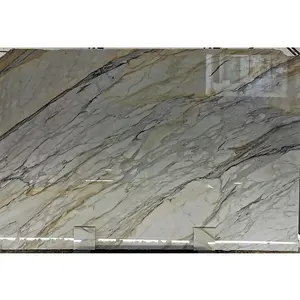 Natural Calcutta Gold Marble <strong>Slab</strong> White with Gold Veins Italy Calacatta Gold Marble <strong>Slab</strong> - Product Image 2