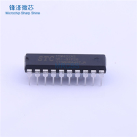 MCU STC15W402AS-35I-DIP20 STC15W402 ARM Cortex RISC Flash Componente Electrónico STC15W402AS-35I-DIP20