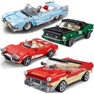 Meilleures ventes transfrontalières : Modèle de voiture de sport de champion de course compatible avec les voitures à huit grilles, en blocs de construction en plastique ABS de petite taille, 14 - Product Image 4
