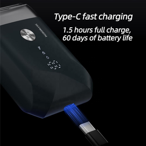 Rasoio da uomo SKYWORTH a ricarica rapida Type-C con testina magnetica, formato tascabile - Product Image 6