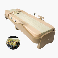 Lit de massage thermique médical en jade JKF-YS-FK automatique pour la relaxation du corps entier avec fonction musicale, sensation premium et merveilleuse