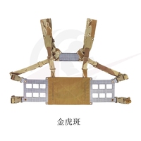 VC-008 FERRO CONCEPTS Style Low Visibility Lightweight Chest Rig Hanging Tegris Lazer Cut Tactical Nylon Textile Gear
