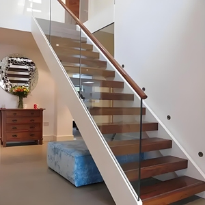 Thiết kế hiện đại Gỗ và kính cầu thang lan can hệ thống với standoff Dễ dàng cài đặt 5-năm bảo hành lan can - Product Image 6