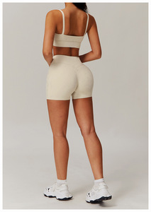 Soutien-gorge de sport écologique personnalisé avec logo, séchage rapide, respirant, débardeur de yoga fitness, anti-choc, design sans bretelles pour la course à pied - Product Image 3