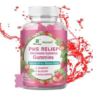 Winstown Produkte-Fabrik PMS-Lifeguvernant Hormon-Ausgleich Gummibärchen GMP Hersteller hochwertiges Vitamin Halal-Gummi