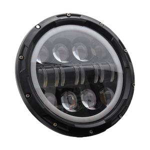 Faro LED de 7 Pulgadas Súper Popular, 12V, Luz Alta/Baja, DRL, Bombilla H4 de 75W, 6000K, Ajuste Universal para Vehículos Wrangler y Camiones, 2 Años de Garantía - Product Image 4