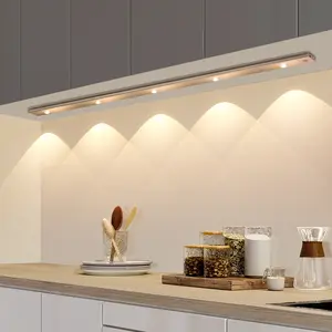 Pil işletilen küçük PIR hareket sensörü mutfak ışıkları kapalı ev dekor altında dolap led'i aydınlatma dolap merdiven