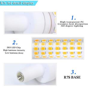 Bombilla LED Inteligente de Repuesto con Base R7S, 10W, 118mm, AC 85V - 265V, Doble Extremo Tipo J - Product Image 5