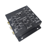 Égaliseur de voiture 6 bandes EQ 3 voies 4 canaux avec crossover passif pour système audio d'amplificateur de voiture