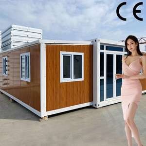 Casa prefabricada de construcción rápida, contenedor plegable de 20 pies y 40 pies, casa para acampar, contenedor portátil pequeño plegable para el hogar - Product Image 4