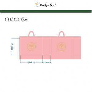 Sacs en papier cosmétiques de luxe personnalisés avec logo privé, sacs cadeaux recyclables, sacs de shopping avec ruban, fabriqués en carton - Product Image 6